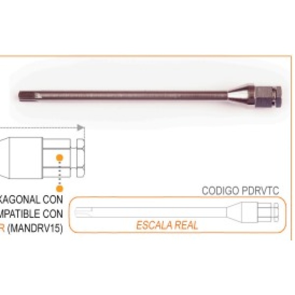 PUNTA DRIVER TORNILLO CRUZ 1.5